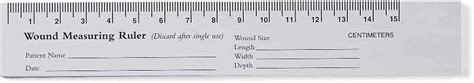 Wound Measurement Ruler Printable